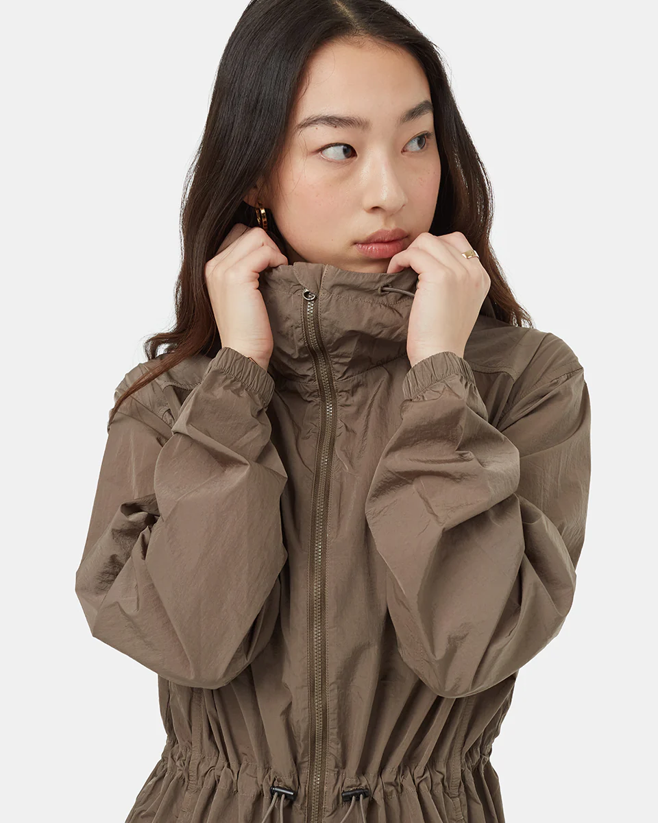 Recycled Nylon Long Jacket - Image 5