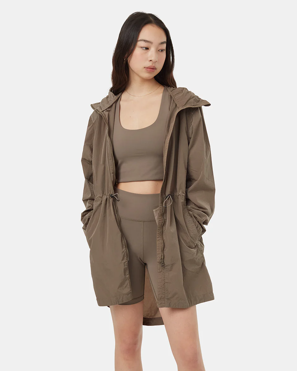 Recycled Nylon Long Jacket - Image 7