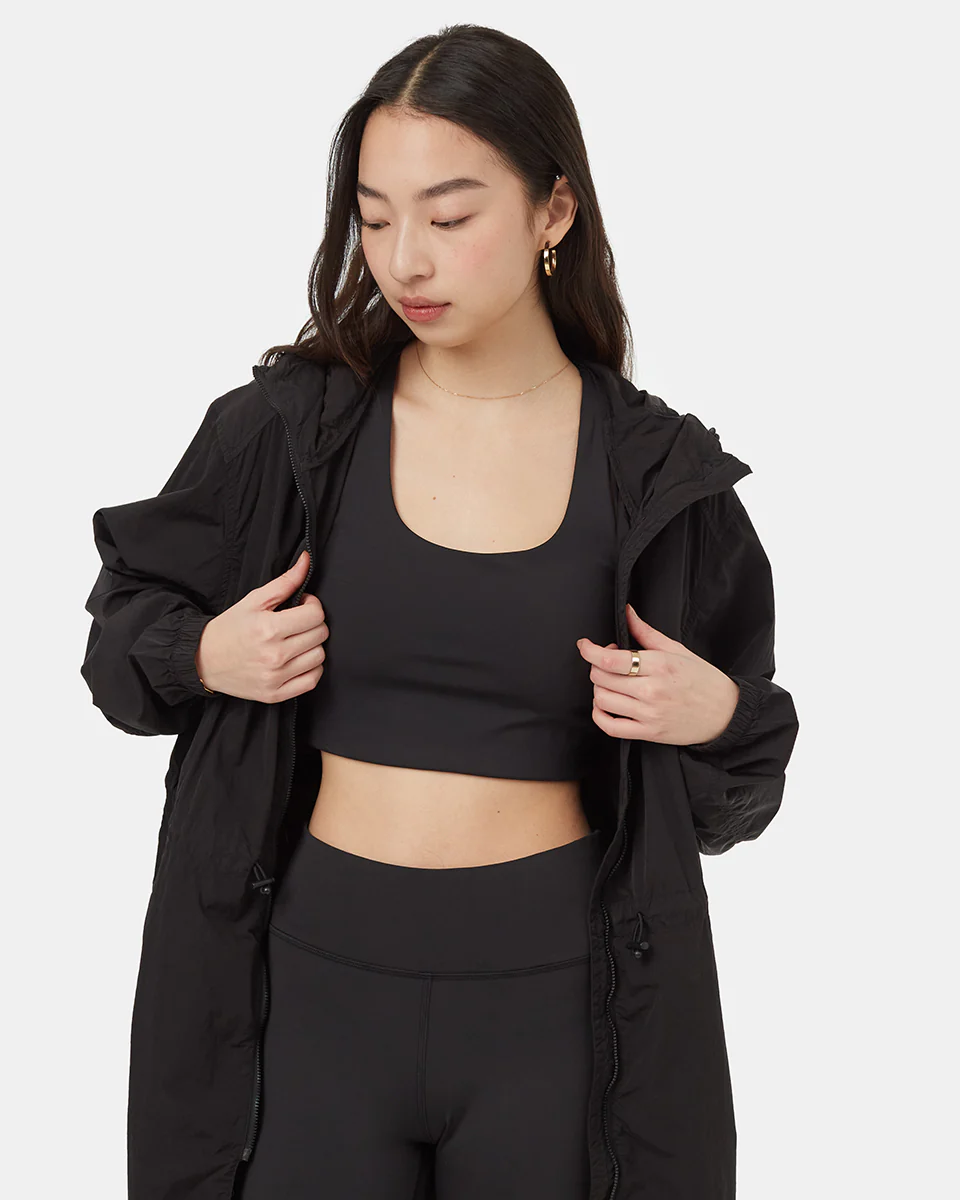Recycled Nylon Long Jacket - Image 2