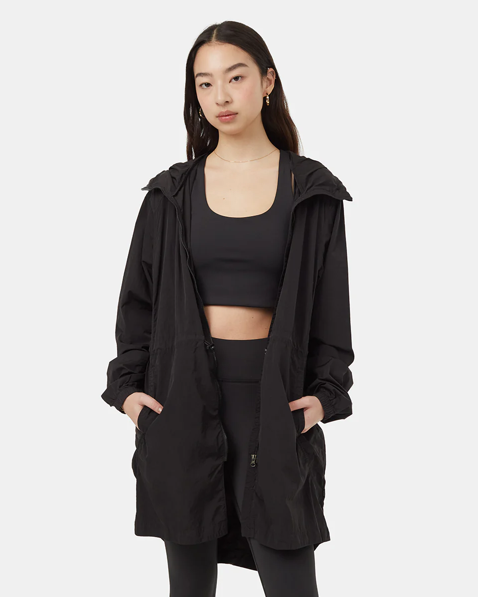 Recycled Nylon Long Jacket - Image 4