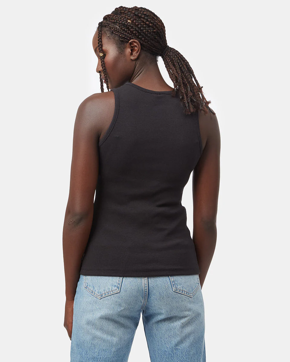 Rib High Neck Tank - Image 3
