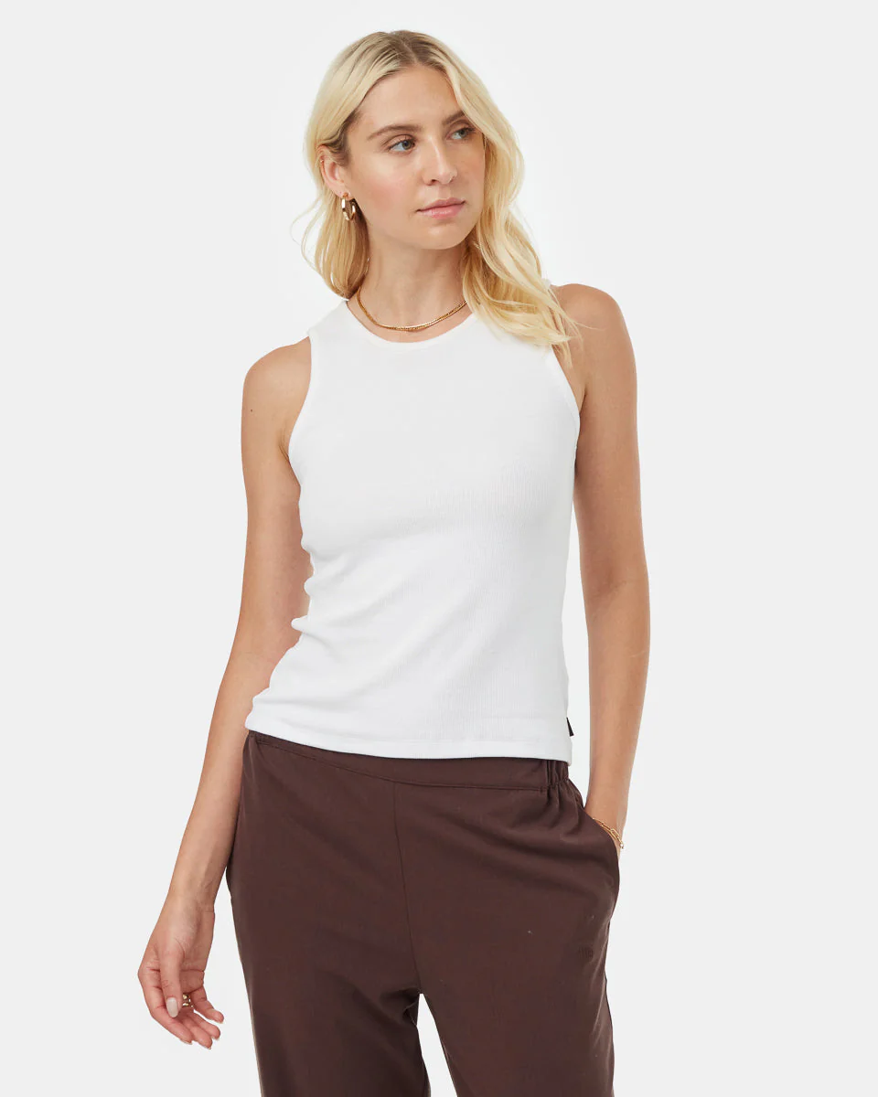 Rib High Neck Tank - Image 2