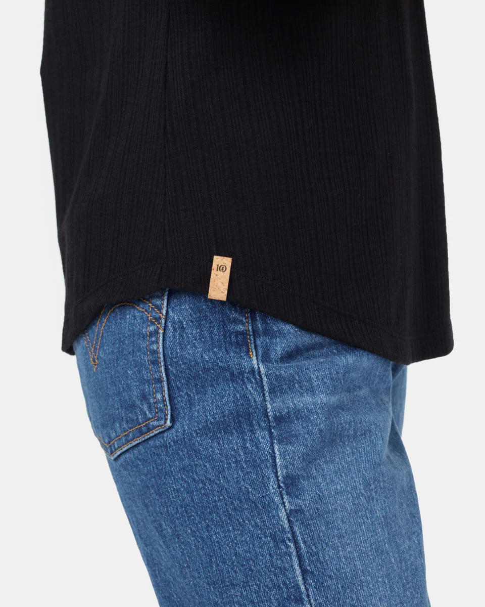 Ribbed Henley Longsleeve - Image 4