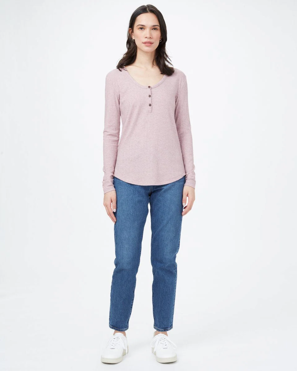 Ribbed Henley Longsleeve - Image 2