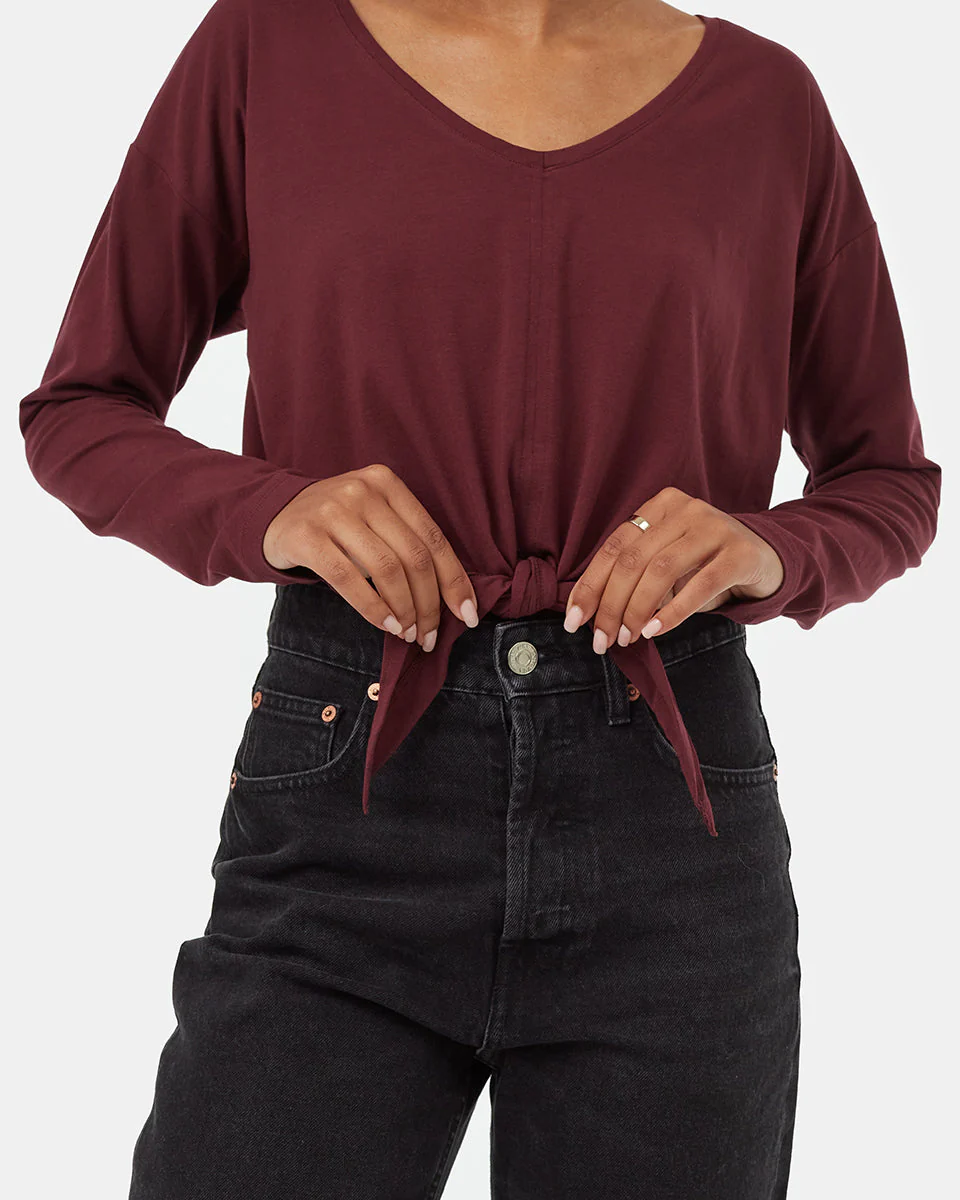 Tie Front Longsleeve - Image 5