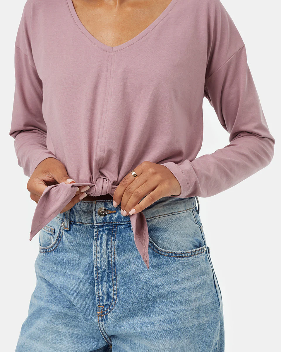 Tie Front Longsleeve - Image 5