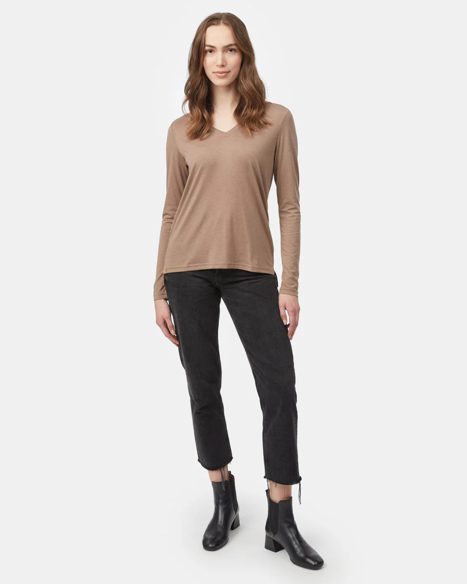 TreeBlend V-Neck Longsleeve T-Shirt - Image 2