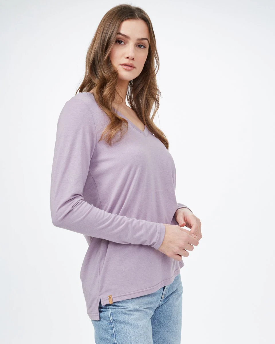 TreeBlend V-Neck Longsleeve T-Shirt