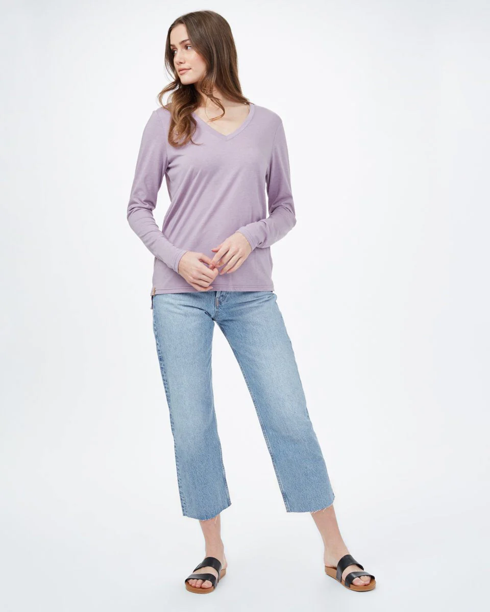 TreeBlend V-Neck Longsleeve T-Shirt - Image 5