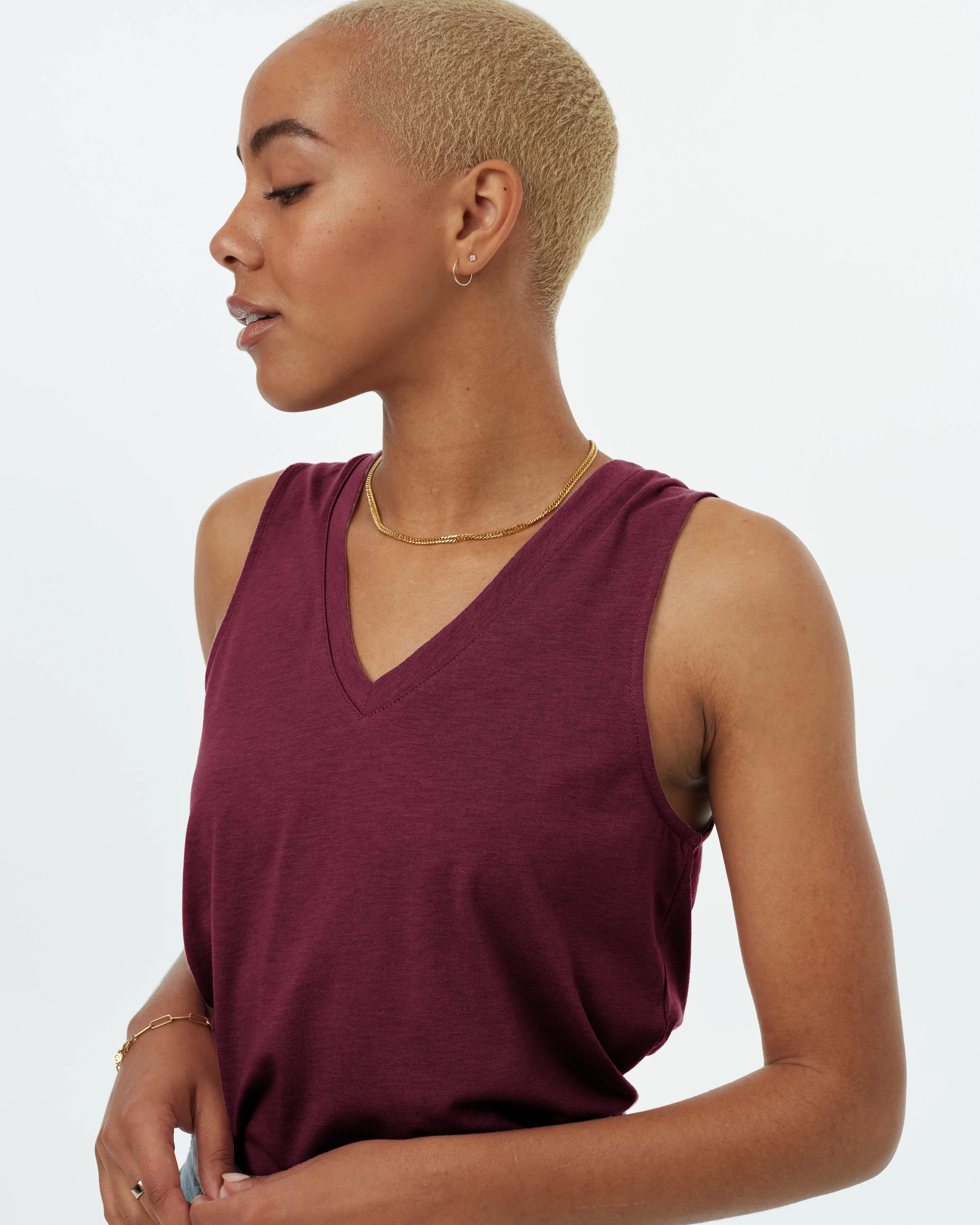 TreeBlend V-Neck Tank - Image 5