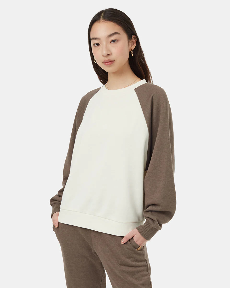 TreeFleece Oversized Raglan Crew - Image 2