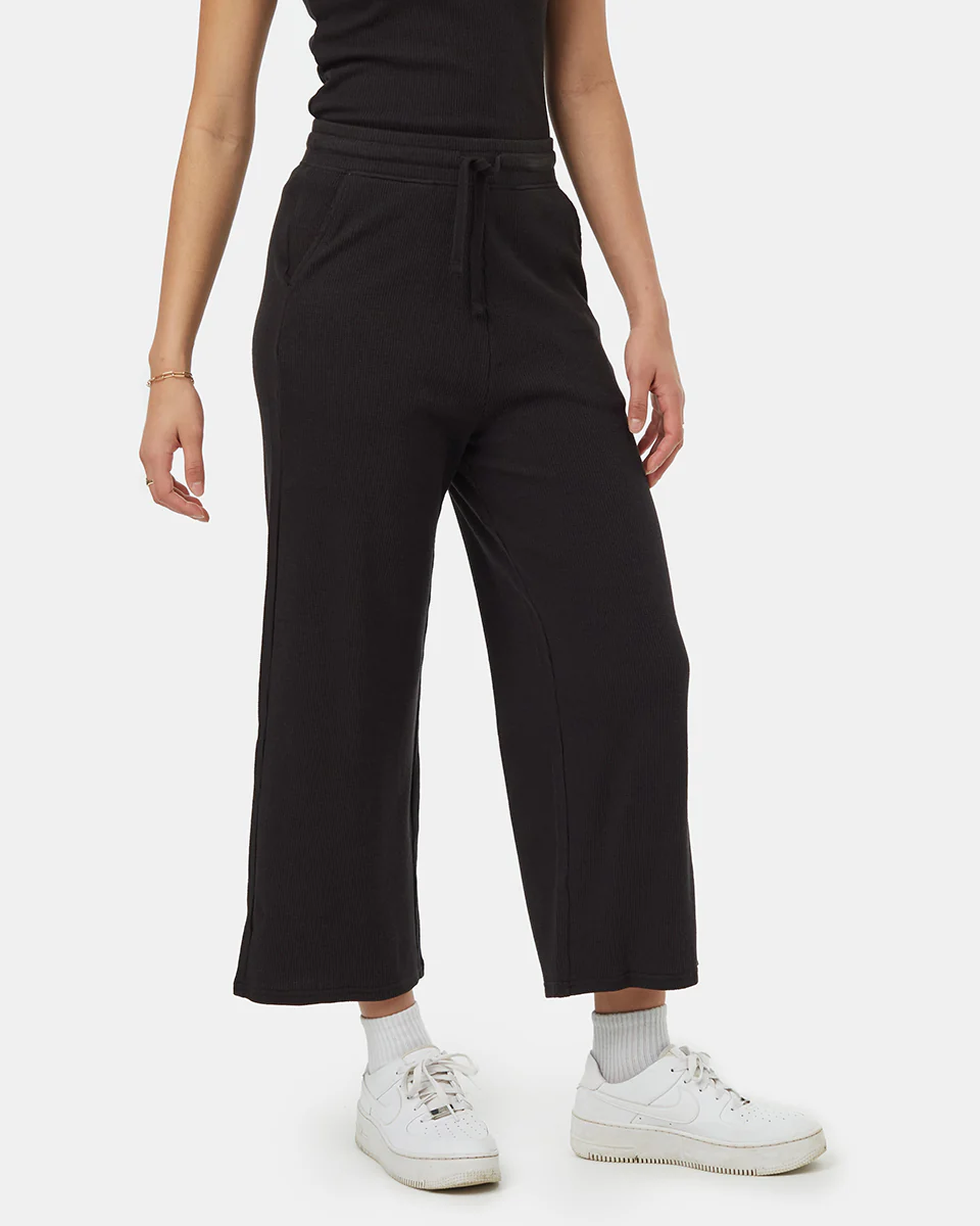 TreeWaffle Cropped Wide Leg