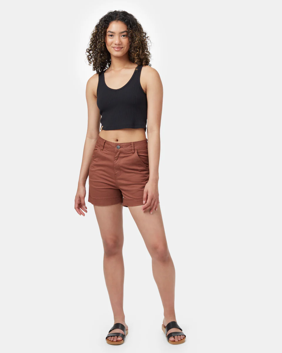 Twill High Waist Short - Image 2