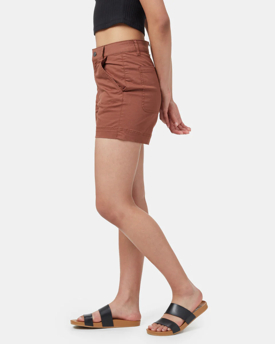 Twill High Waist Short - Image 3