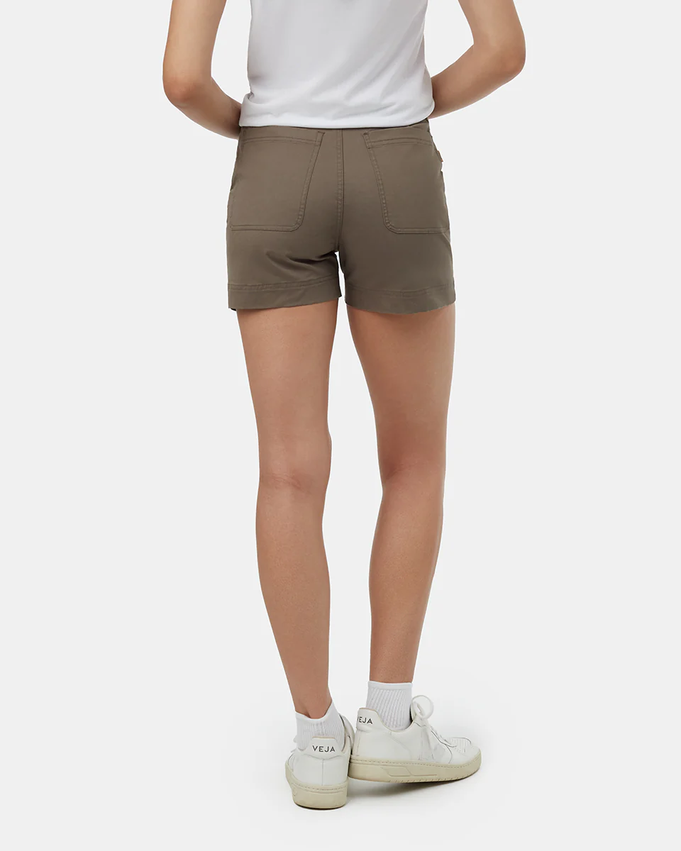 Twill High Waist Short - Image 3