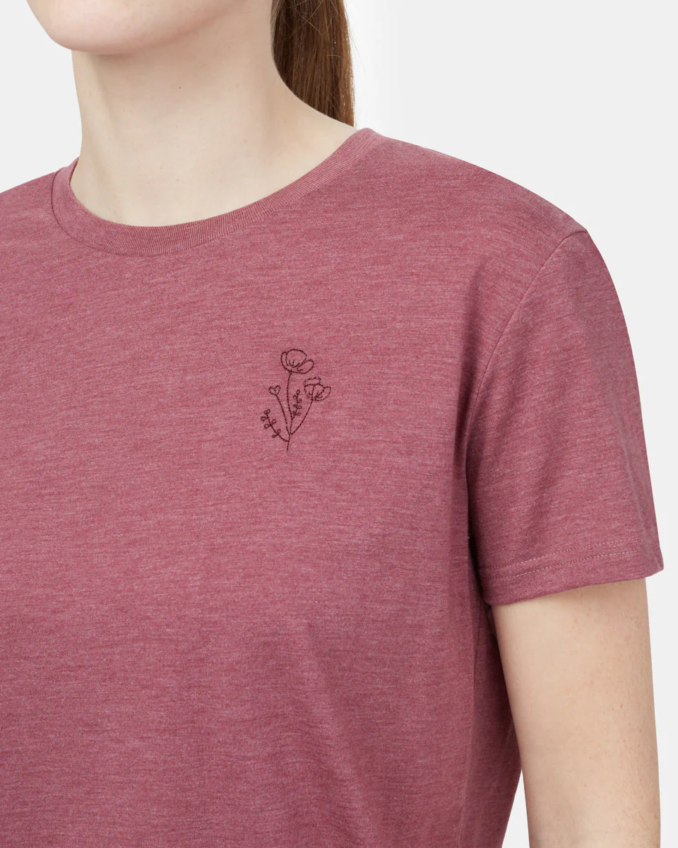 Wildflower Embroidery T-Shirt - Image 4