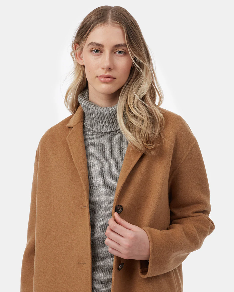 Wool Longline Coat - Image 3