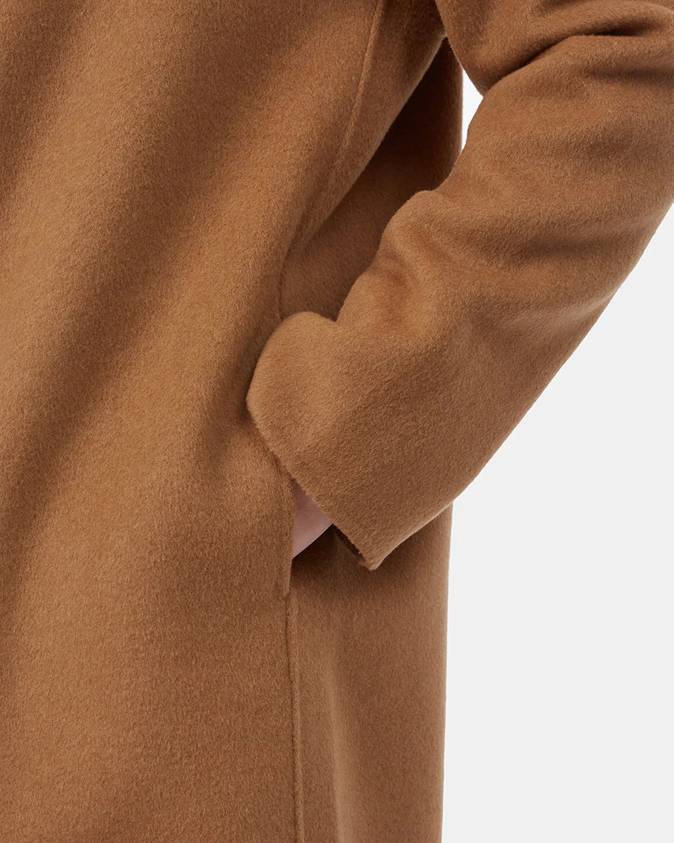 Wool Longline Coat - Image 4
