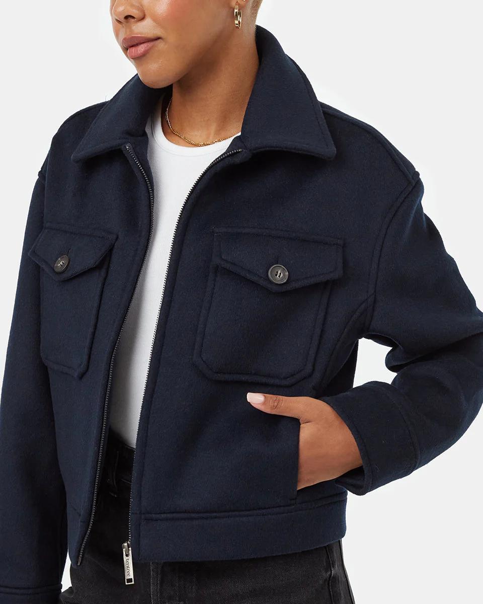 Wool Short Utility Jacket - Image 5