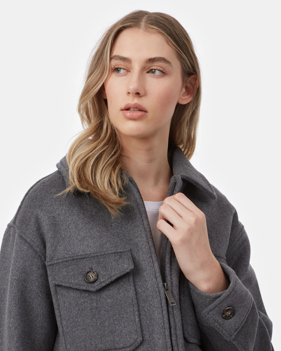 Wool Short Utility Jacket - Image 4