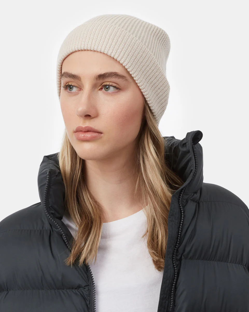 Wool Ribbed Beanie - Image 2