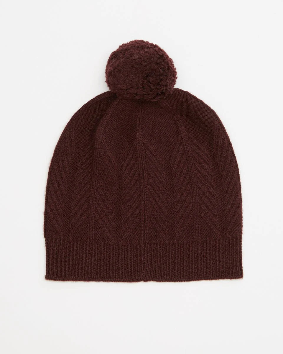 Wool Tree Cable Beanie - Image 2