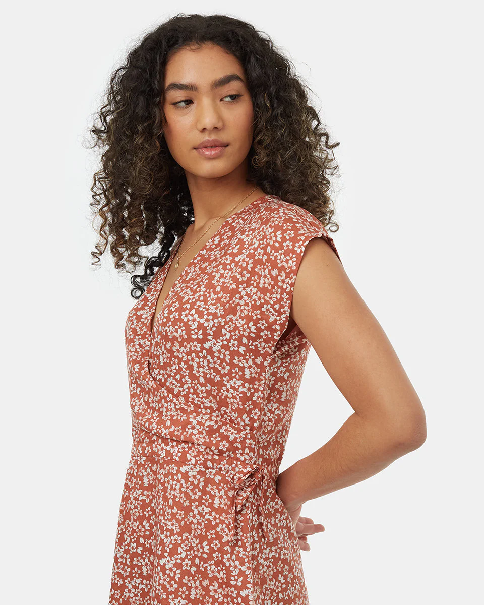 Woven Wrap Dress - Image 4