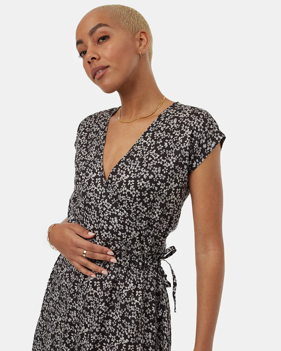 Woven Wrap Dress - Image 4